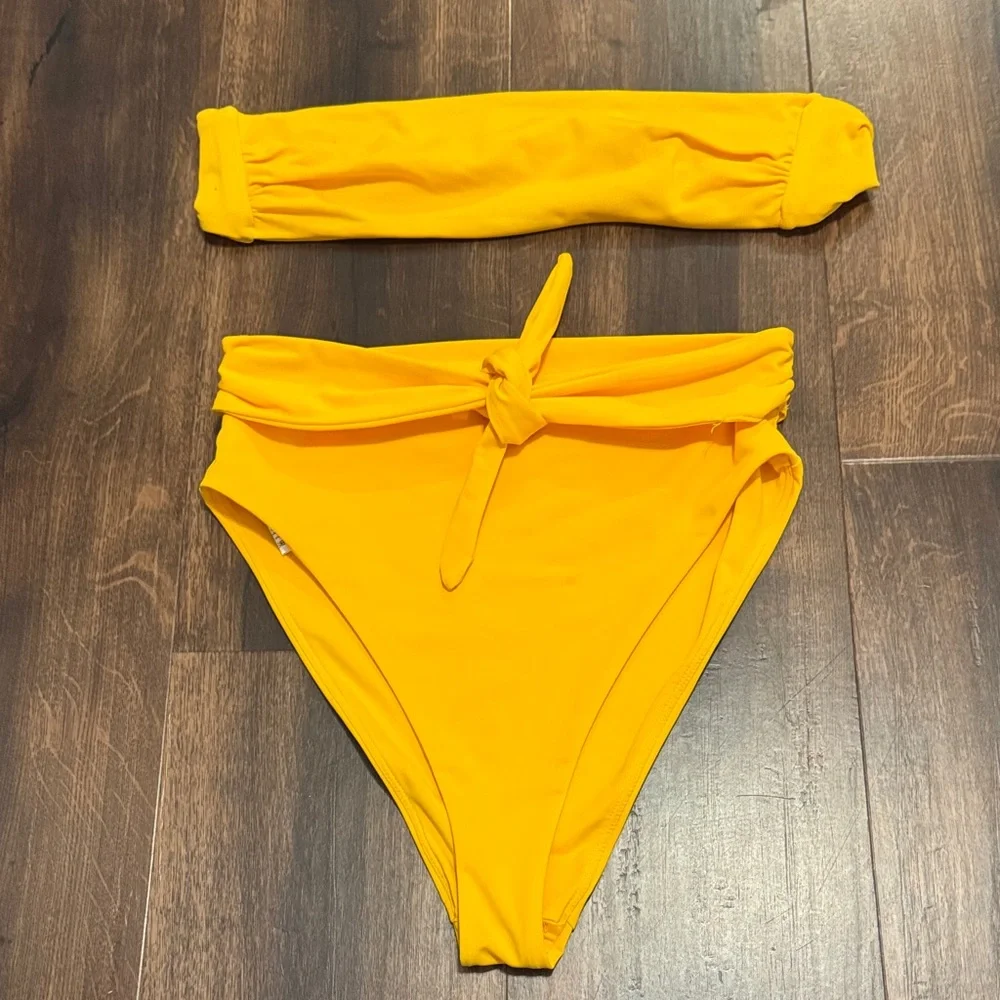 Mara Hoffman Yellow Bikini Set - Picture 3 of 4